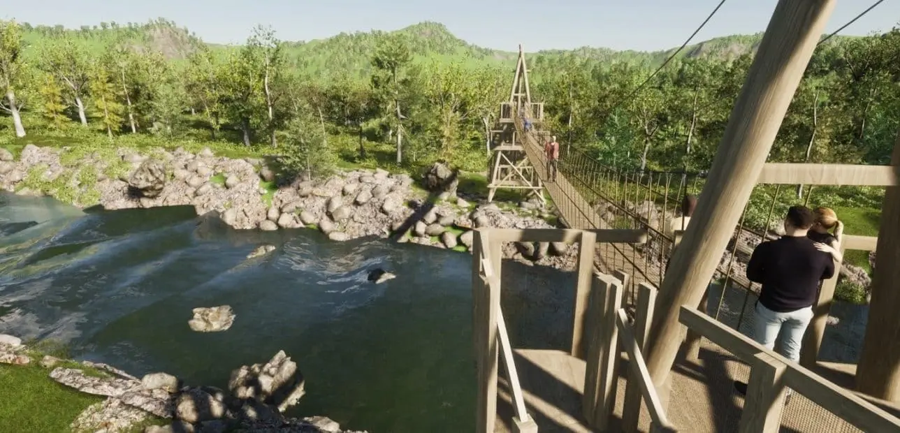 hangbrug met tipi1