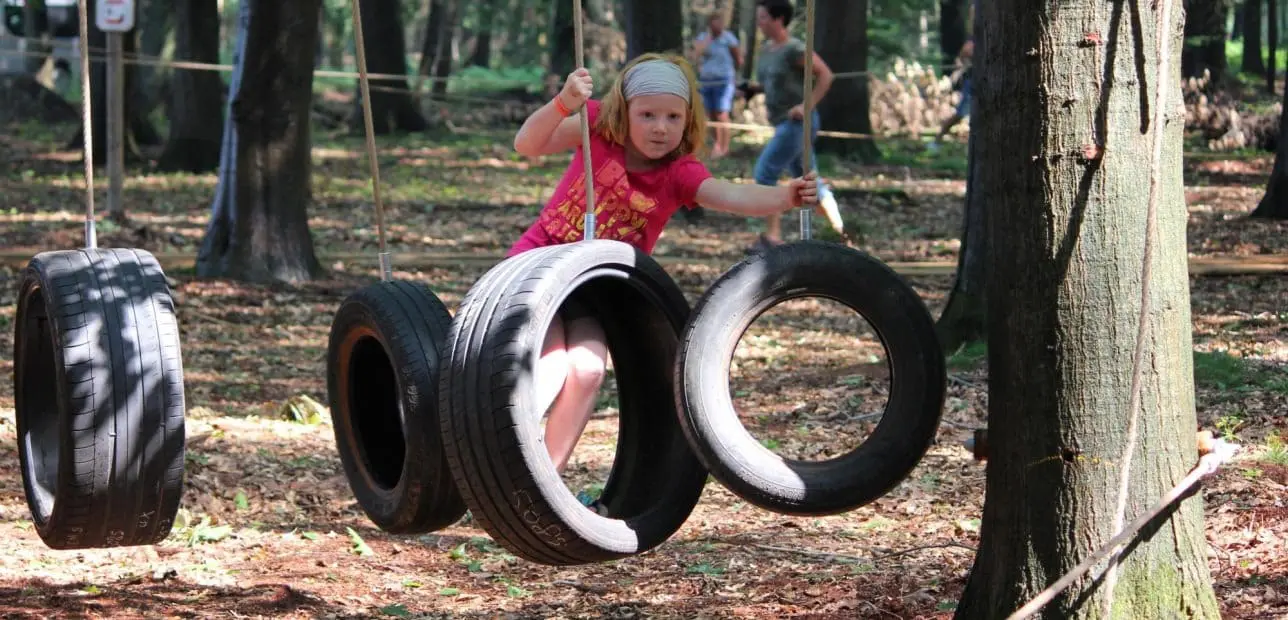 wobble tire play equipment